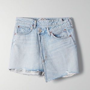 AGOLDE - criss cross skirt